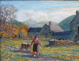 Carlo Mattei. Sagrogno. 35 x 45