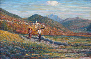 Carlo Mattei. Toceno da Scarliccio. 40 x 60